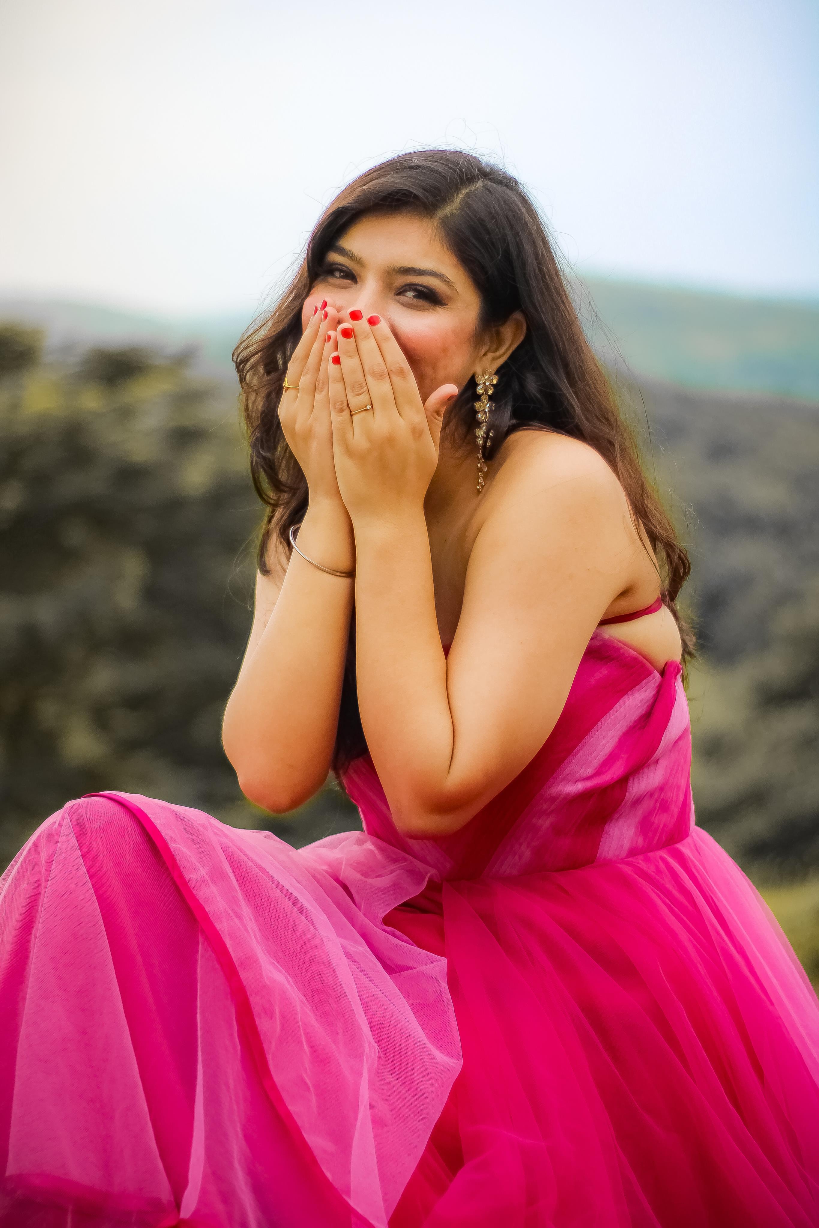 Pink Dress Sandeep